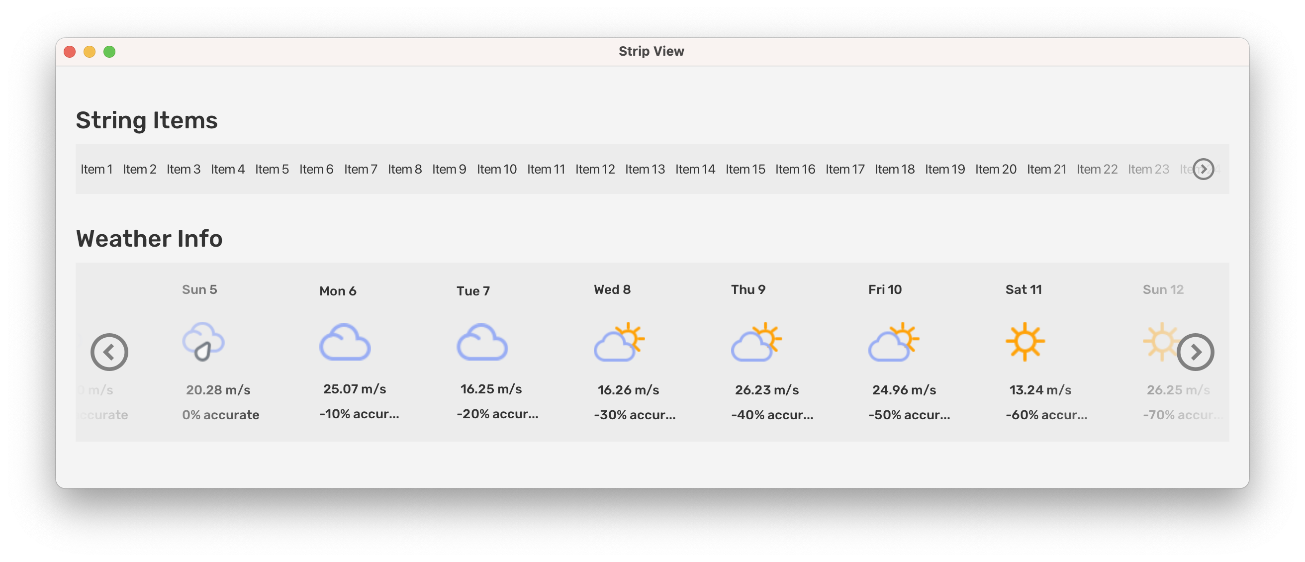 StripView screenshot